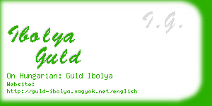 ibolya guld business card